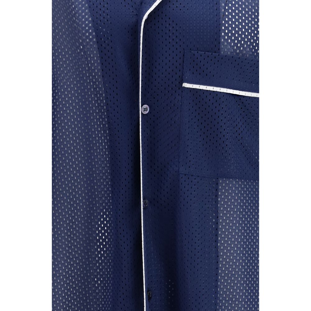 Moschino Blue Polyester Sportswear Top-3