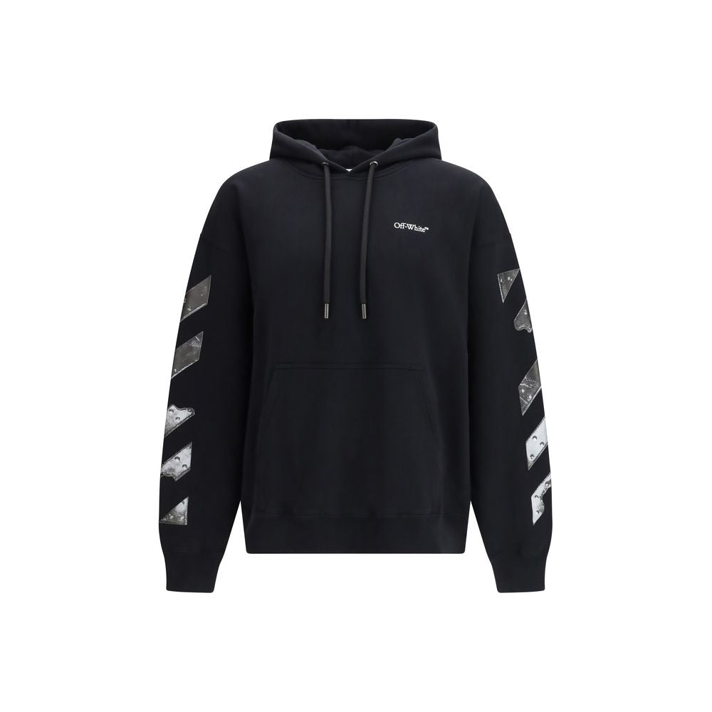 Off-White Black Cotton Sweatshirt-1
