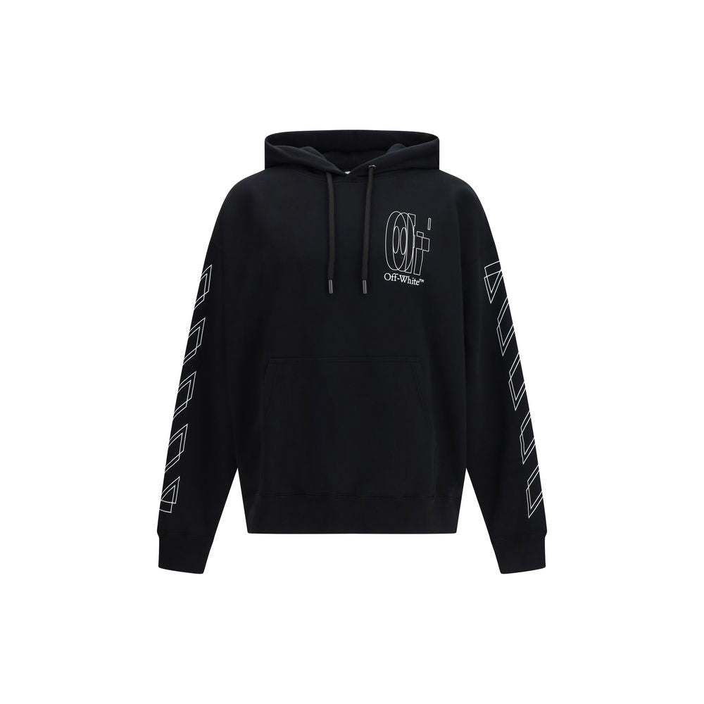Off-White Black Cotton Sweatshirt-1