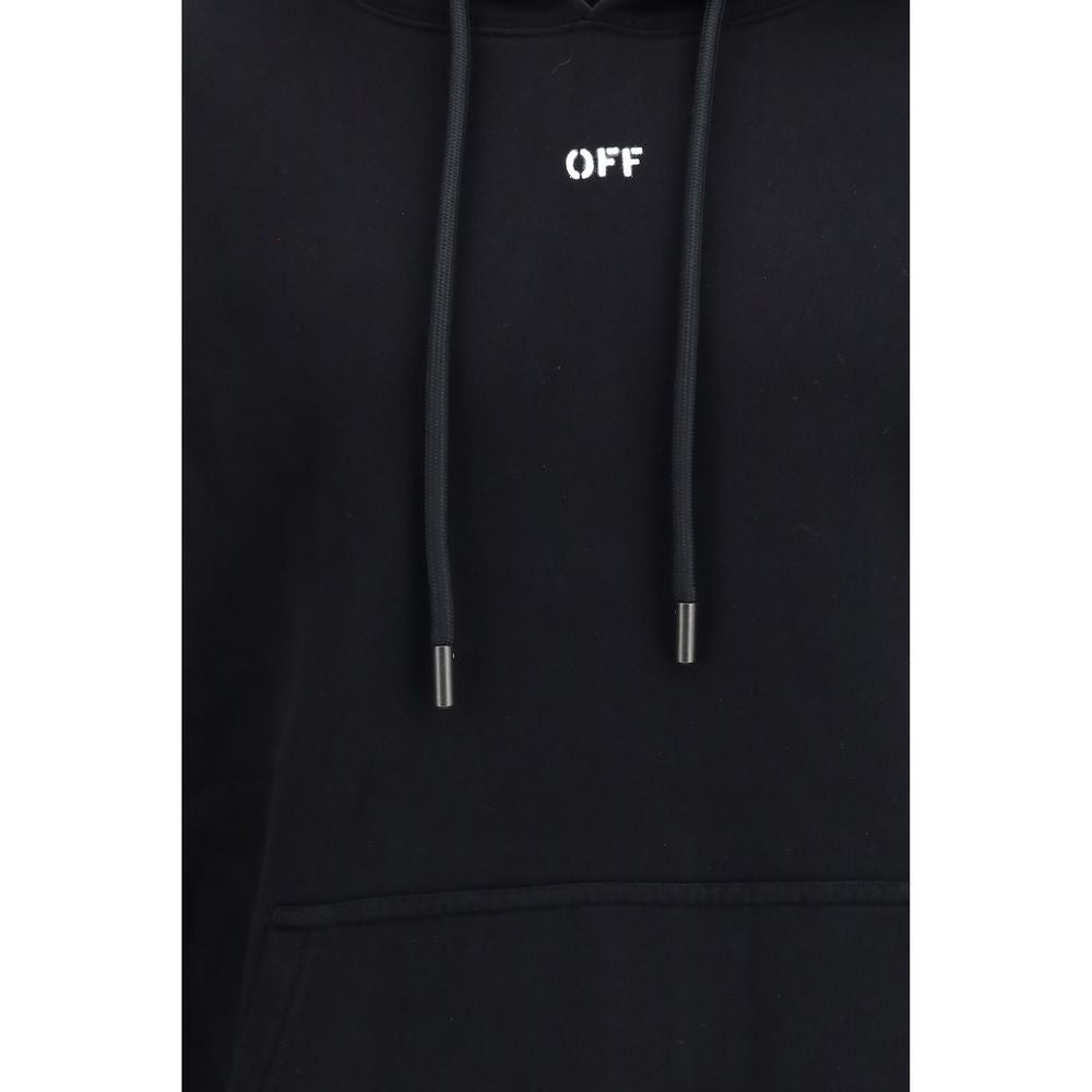 Off-White Black Cotton Sweatshirt-3
