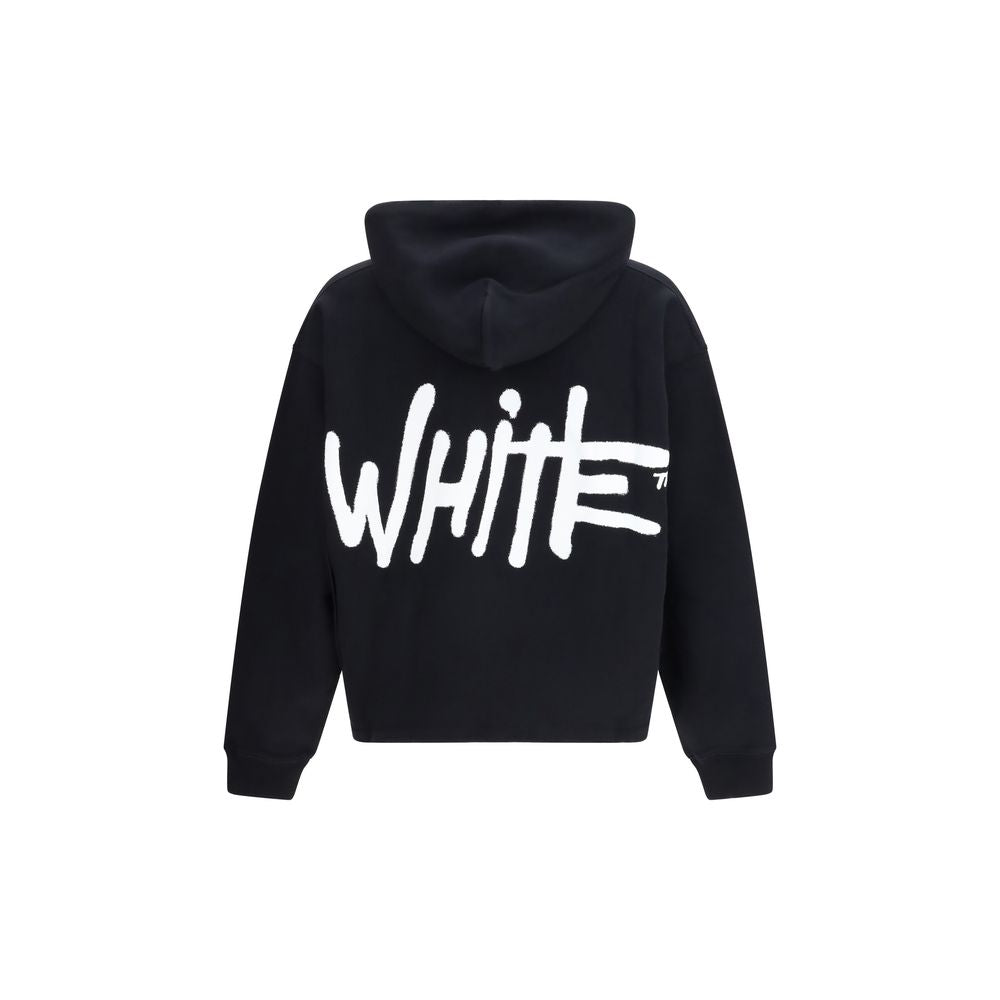 Off-White Black Cotton Sweatshirt-2