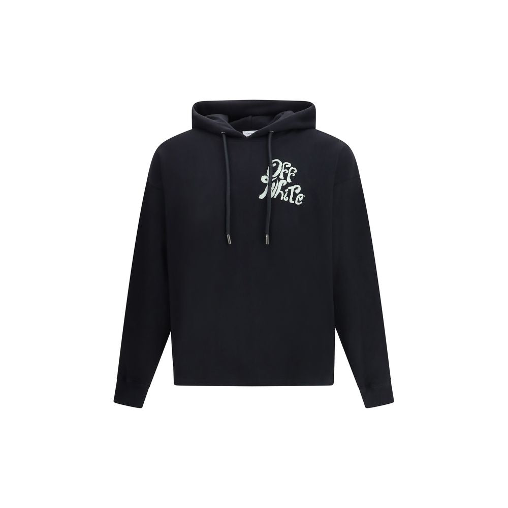 Off-White Black Cotton Sweatshirt-1