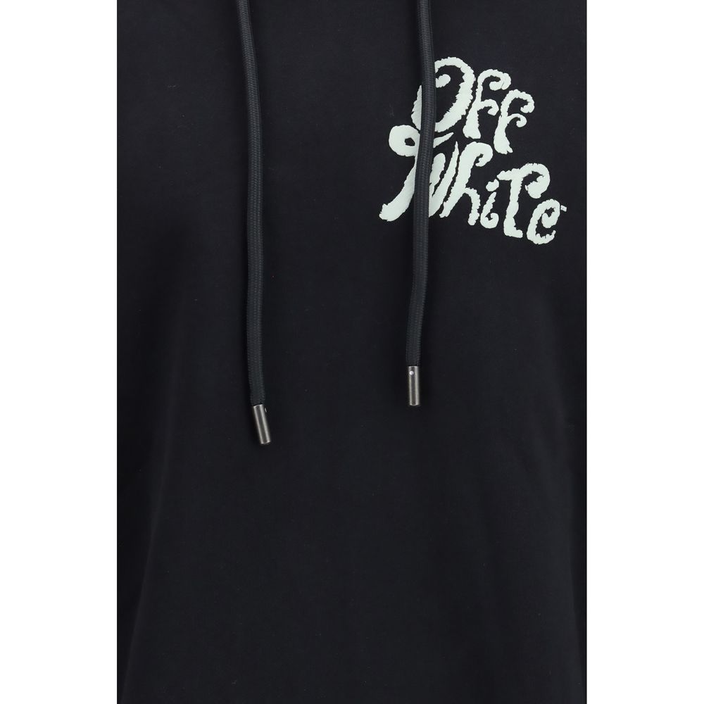 Off-White Black Cotton Sweatshirt-3