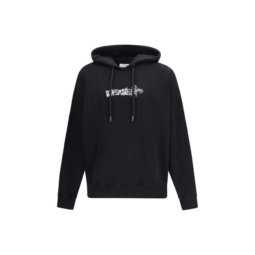 Off-White Black Cotton Sweatshirt-1