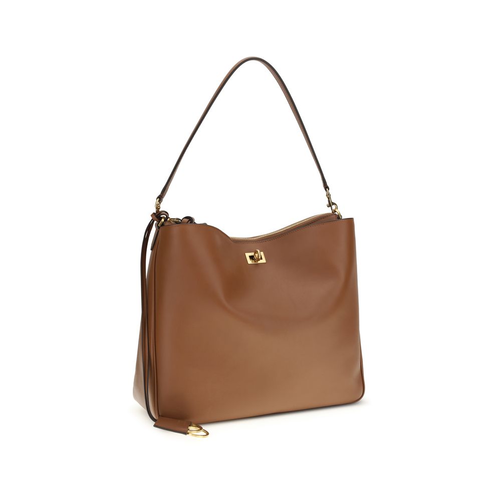 Balenciaga Beige Kalbsleder Bos Taurus Schultertasche-2