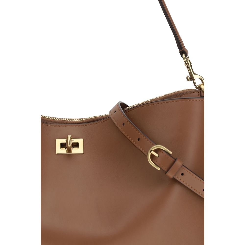 Balenciaga Beige Kalbsleder Bos Taurus Schultertasche-4