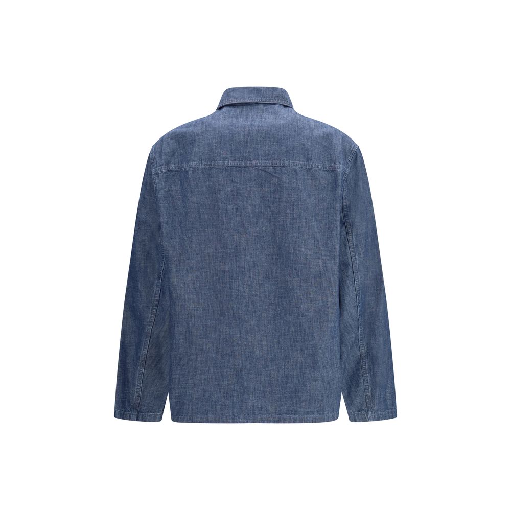 Jil Sander Blaue Baumwoll-Denimjacke-2