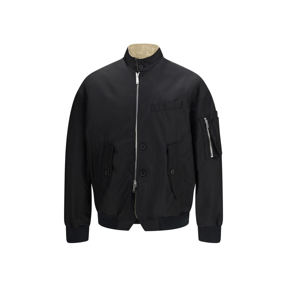 Dsquared² Schwarzer Bomber aus Polyamid-1