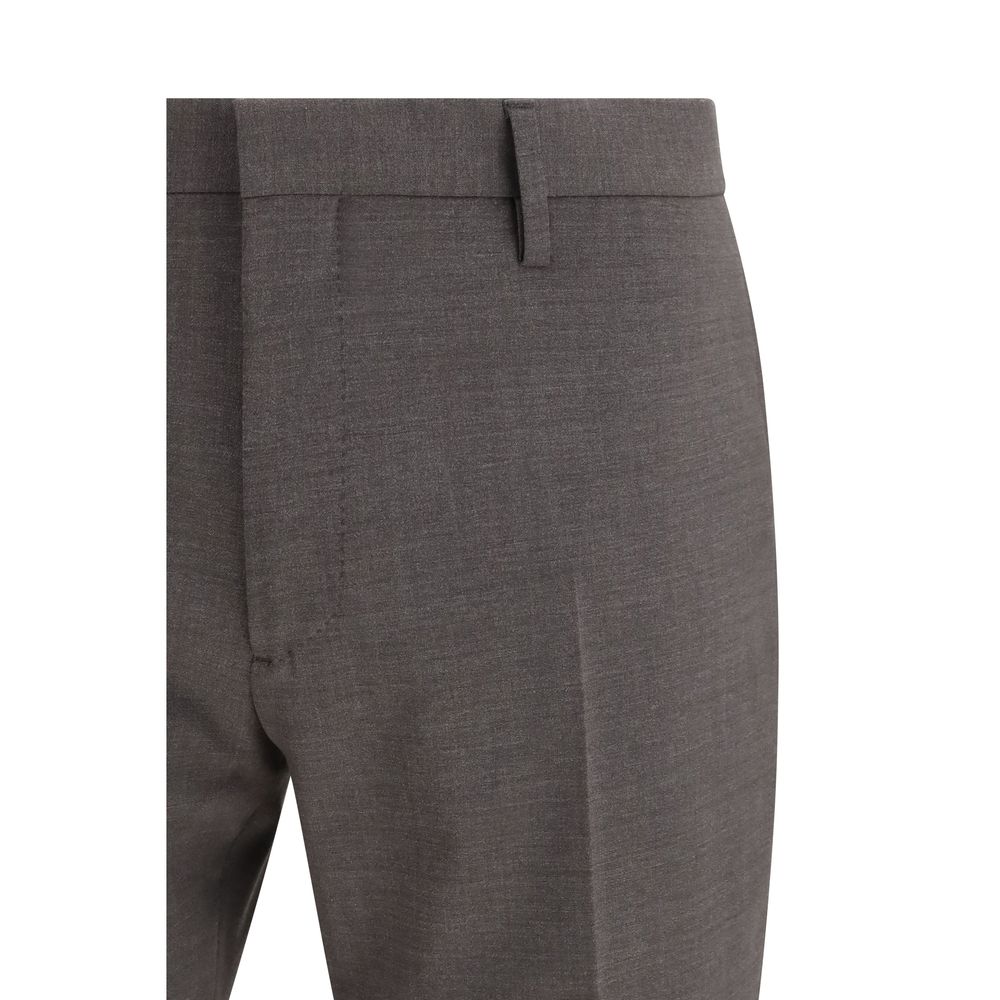 Dsquared² Grauer Zweiteiler aus Fleece-Wolle-4