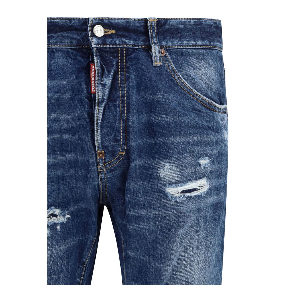 Dsquared² Blaue Baumwoll-Jeans im Slim Fit-3