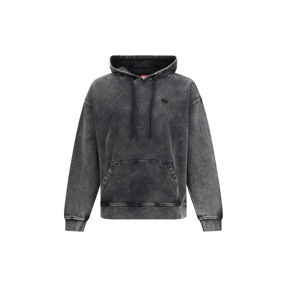 Diesel Black Cotton Sweatshirt-1