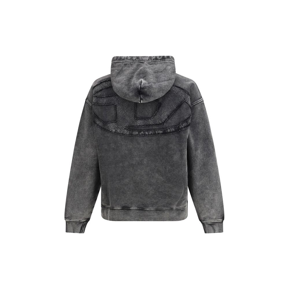 Diesel Black Cotton Sweatshirt-2