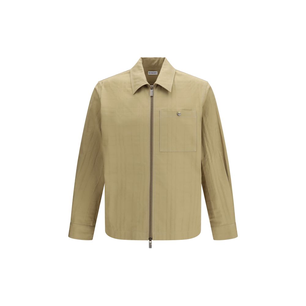 Burberry Beige Cotton Coat-1