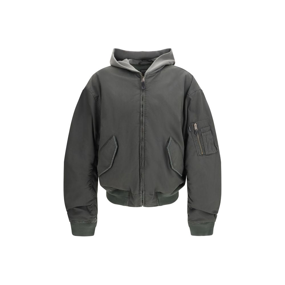 Balenciaga Grauer Bomber aus Baumwolle
