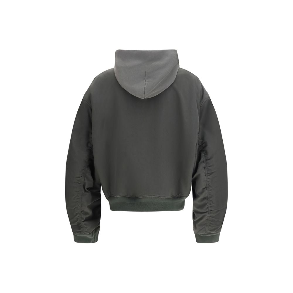 Balenciaga Grauer Bomber aus Baumwolle-2