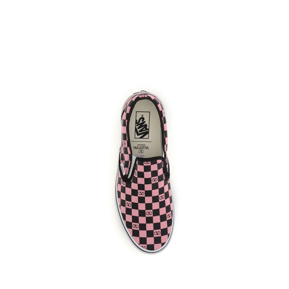 Valentino Garavani Multicolored Cotton Low-Top Sneakers-4