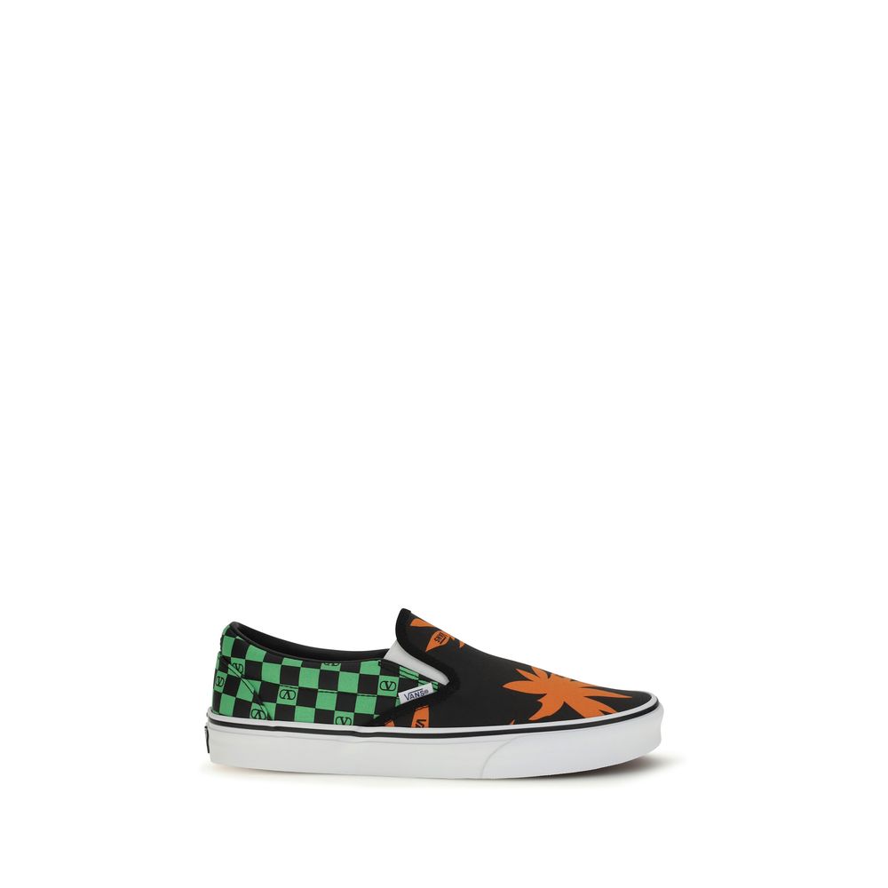 Valentino Garavani Multicolored Cotton Low-Top Sneakers-1