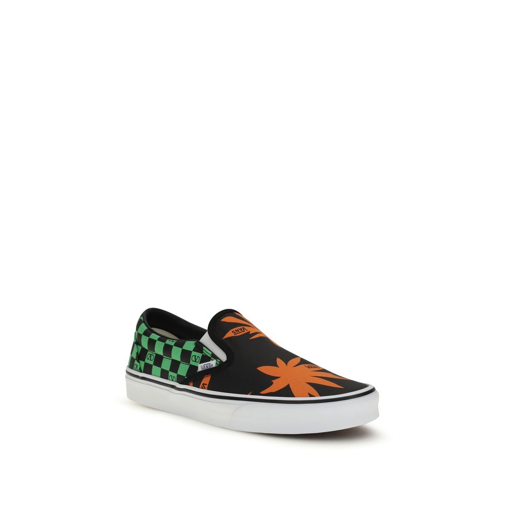 Valentino Garavani Multicolored Cotton Low-Top Sneakers-2