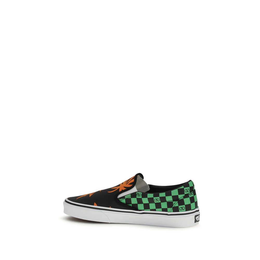 Valentino Garavani Multicolored Cotton Low-Top Sneakers-3