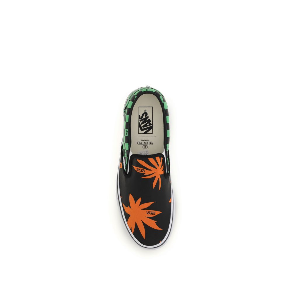Valentino Garavani Multicolored Cotton Low-Top Sneakers-4