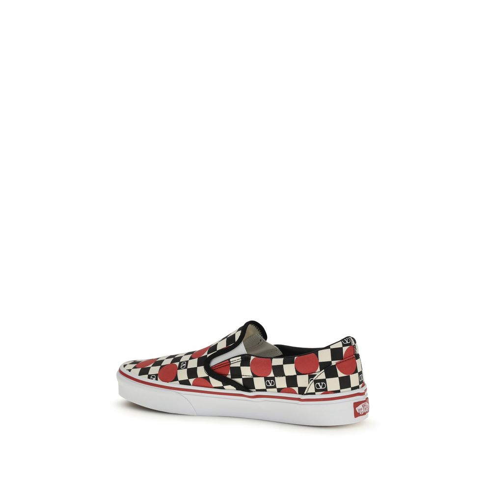Valentino Garavani Multicolored Cotton Low-Top Sneakers-3