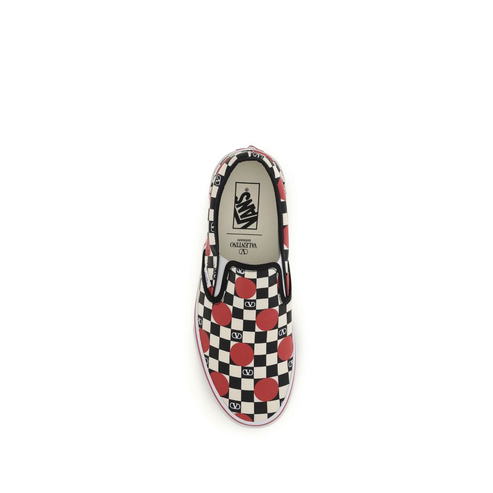 Valentino Garavani Multicolored Cotton Low-Top Sneakers-4