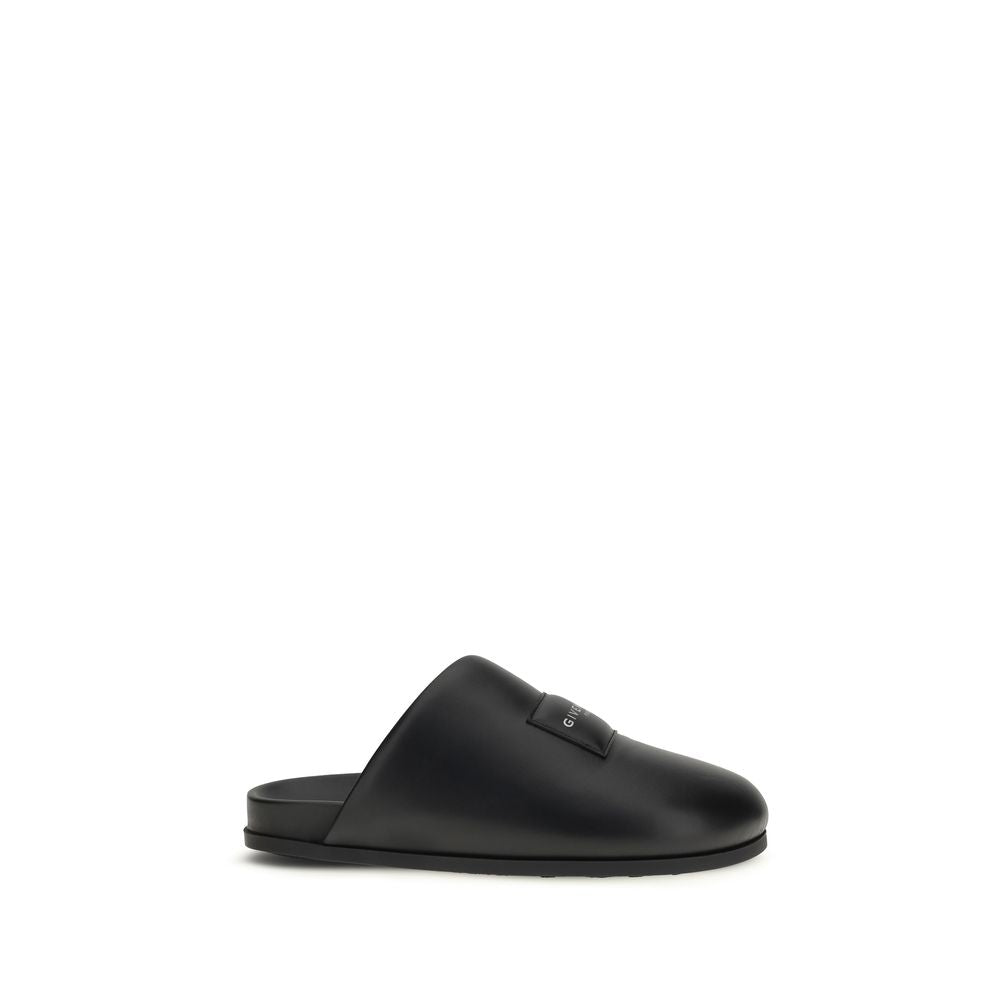 Givenchy Black Bos Taurus Mules in Calfskin-1