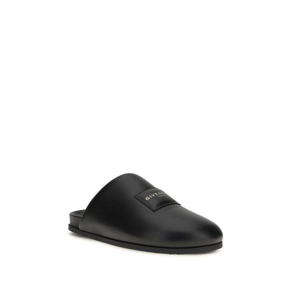 Givenchy Black Bos Taurus Mules in Calfskin-2