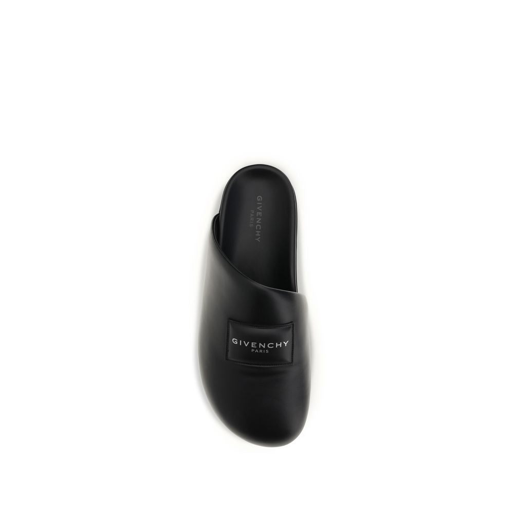 Givenchy Black Bos Taurus Mules in Calfskin-4