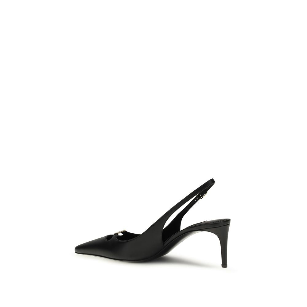 Dolce & Gabbana Bos Taurus black calfskin pumps with high heels-3