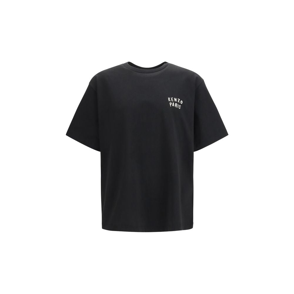 Kenzo Schwarzes Baumwoll-T-Shirt-1