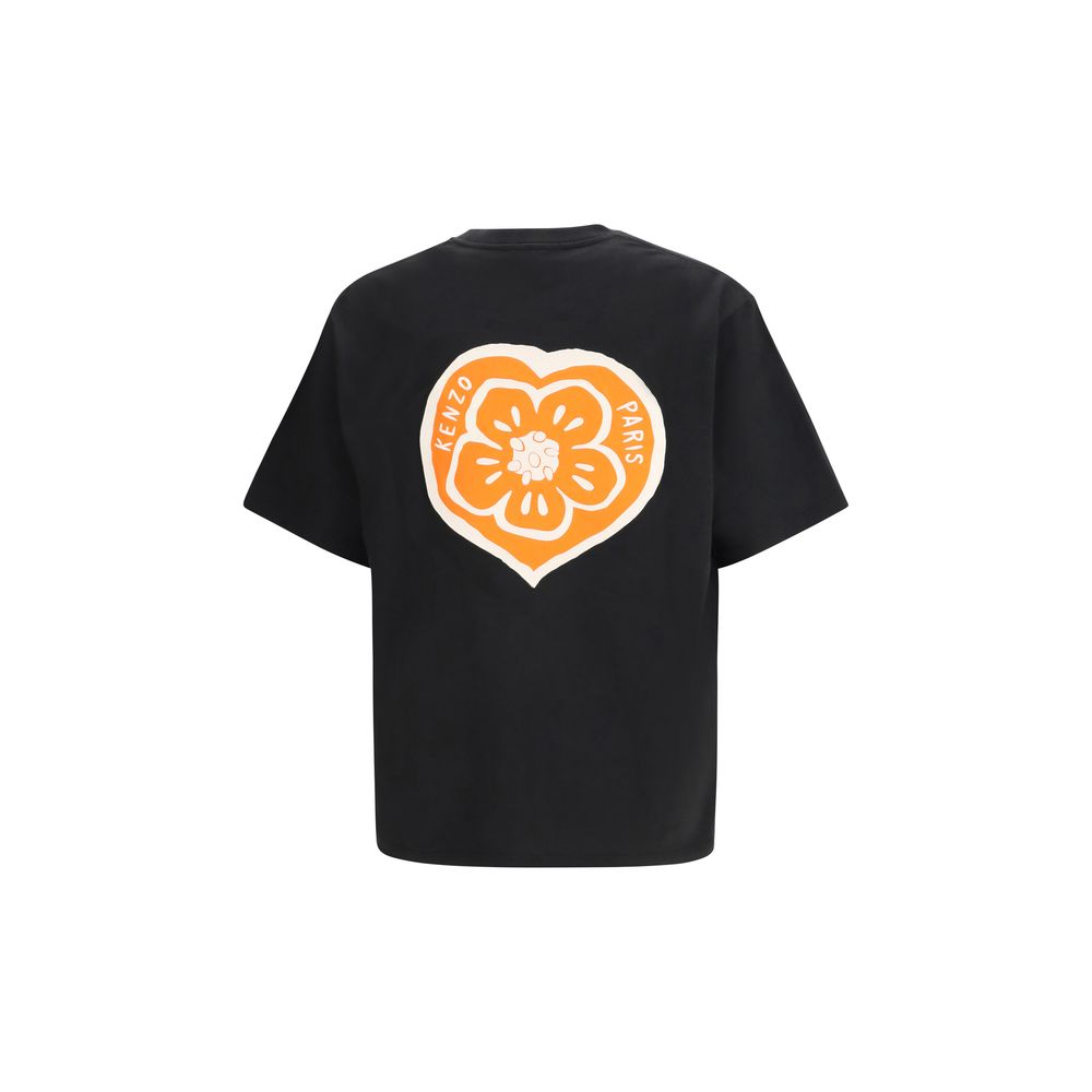 Kenzo Schwarzes Baumwoll-T-Shirt-2