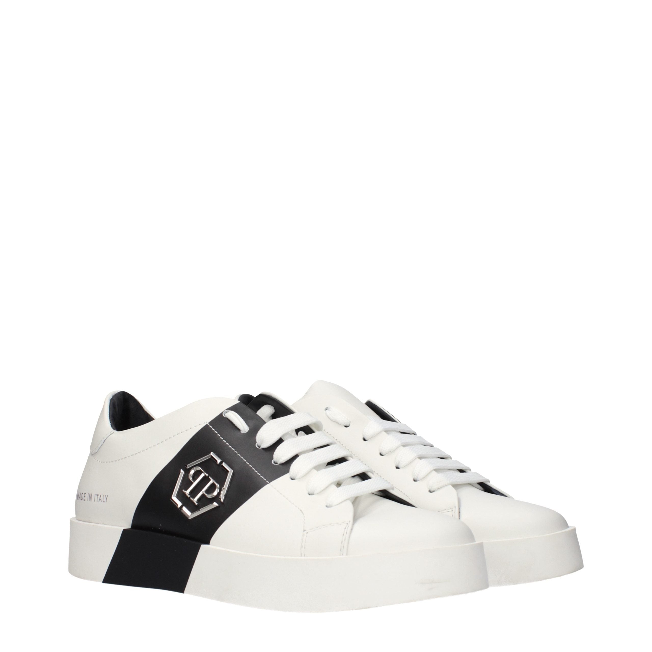 Philipp Plein Weiße Leder-Sneaker-2