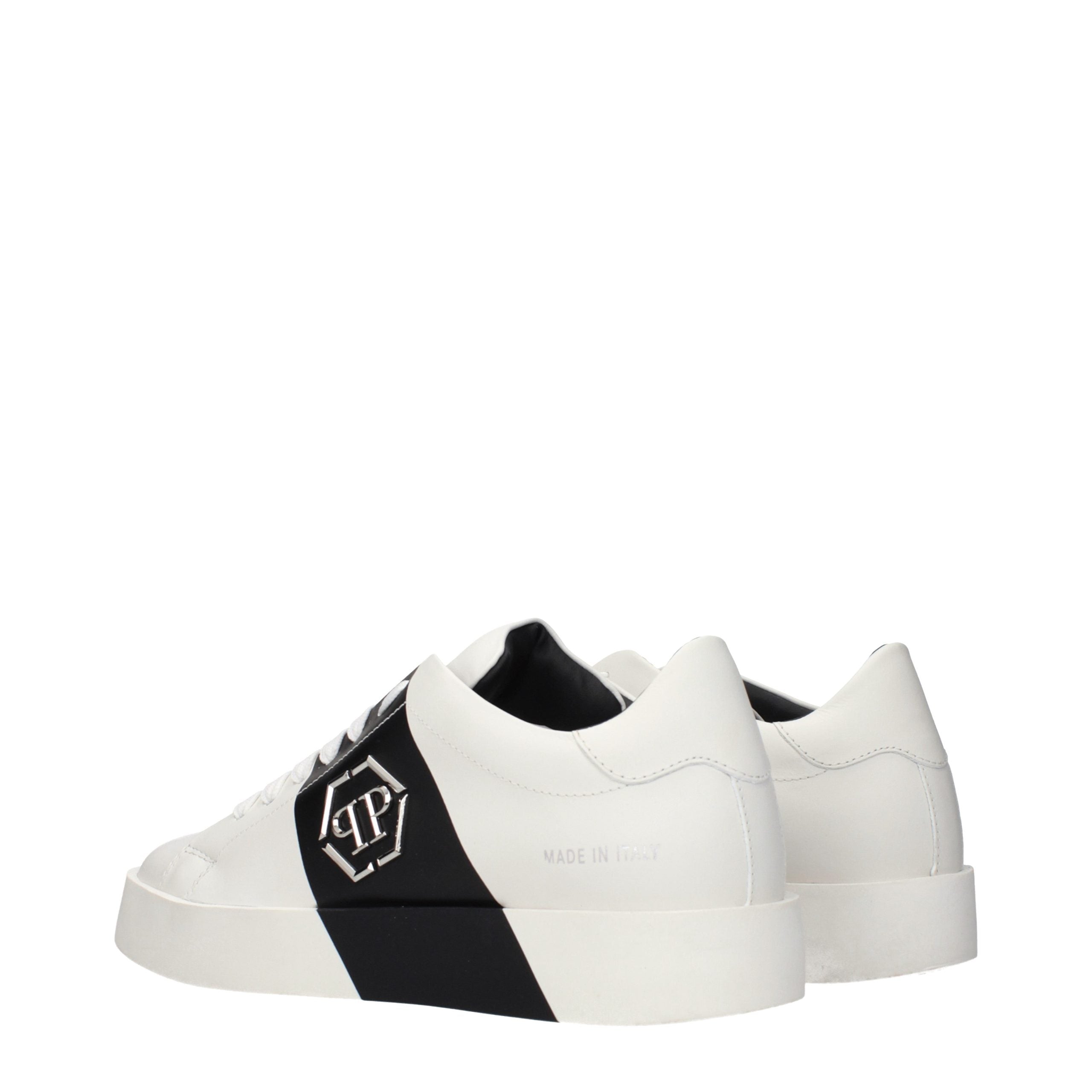 Philipp Plein Weiße Leder-Sneaker-4