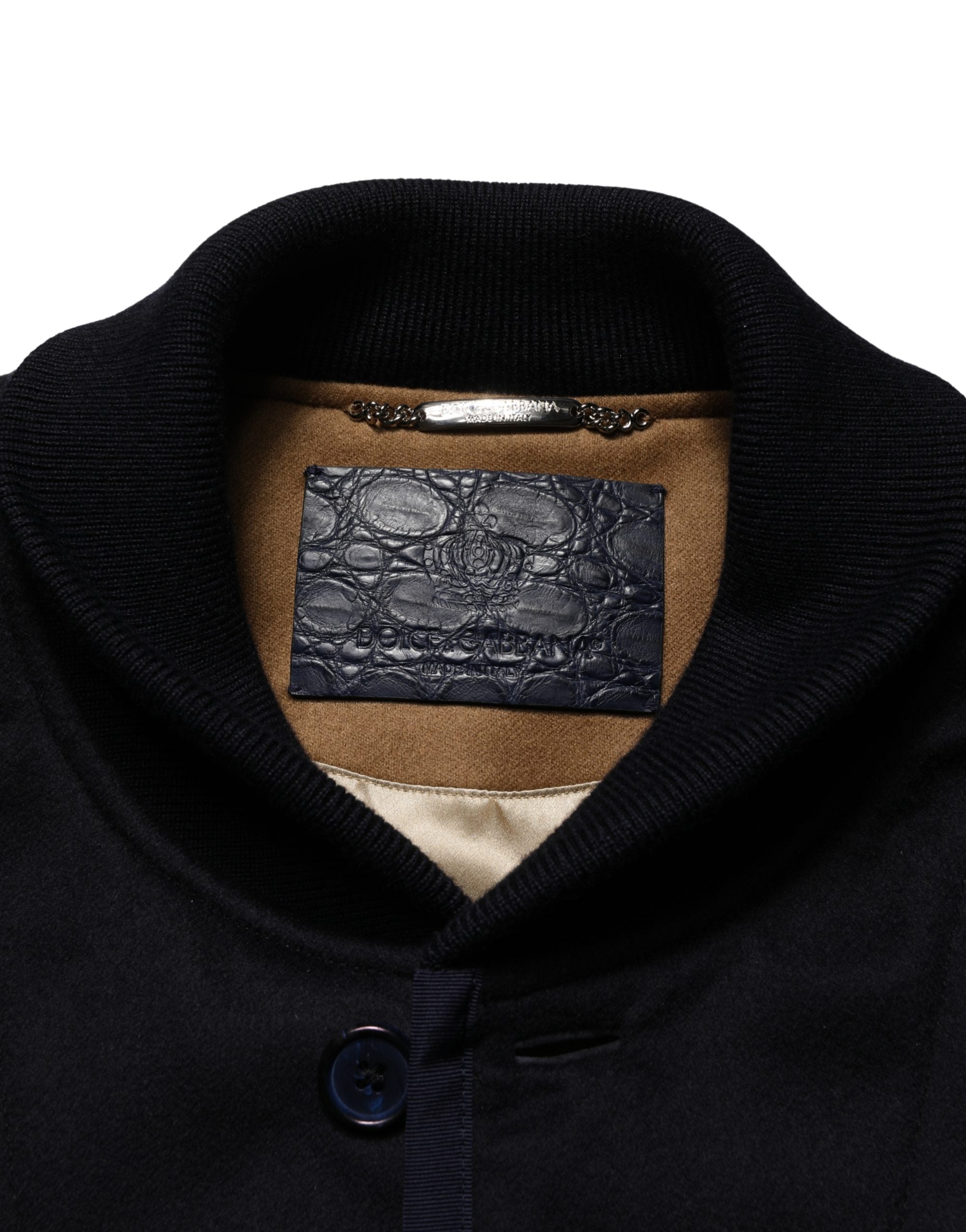 Dolce & Gabbana Black Cashmere Cardigan with Buttons-7