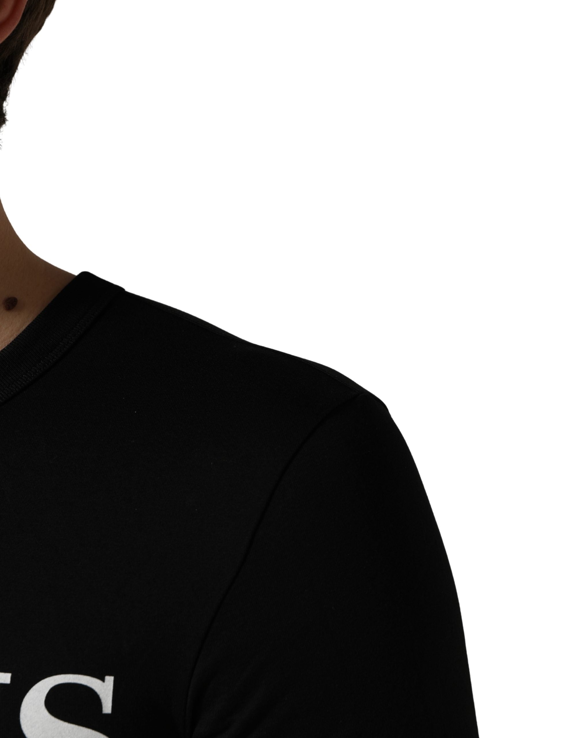 Dolce & Gabbana Men's Black "Italians Do It Better Camo Pocket" T-Shirt-6