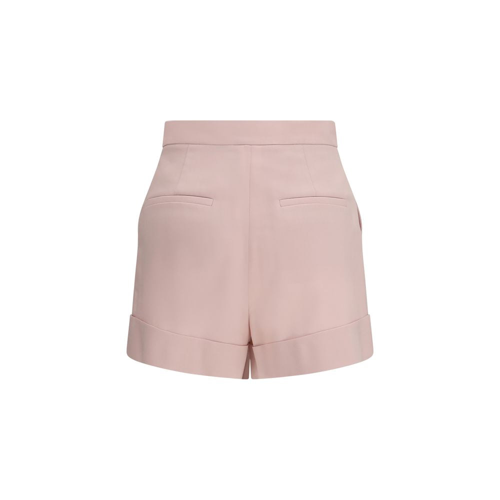 Max Mara Mehrfarbige Fleece-Woll-Bermudashorts-2