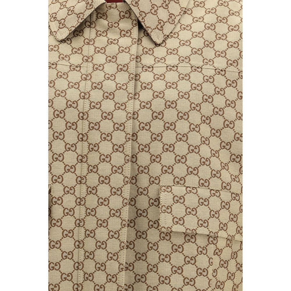 Gucci Beige Baumwoll Bomberjacke-3
