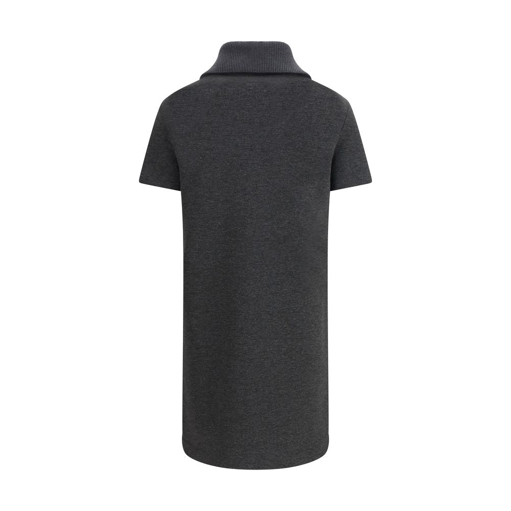 Gucci Graues Baumwoll-Freizeitkleid-2