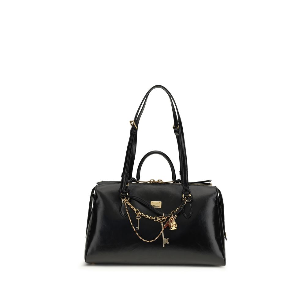 Dolce & Gabbana Black Calfskin Bos Taurus Shoulder Bag-1