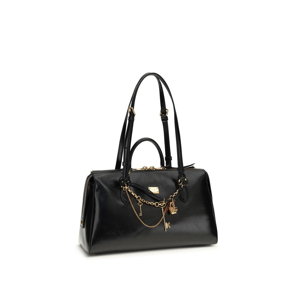 Dolce & Gabbana Black Calfskin Bos Taurus Shoulder Bag-2