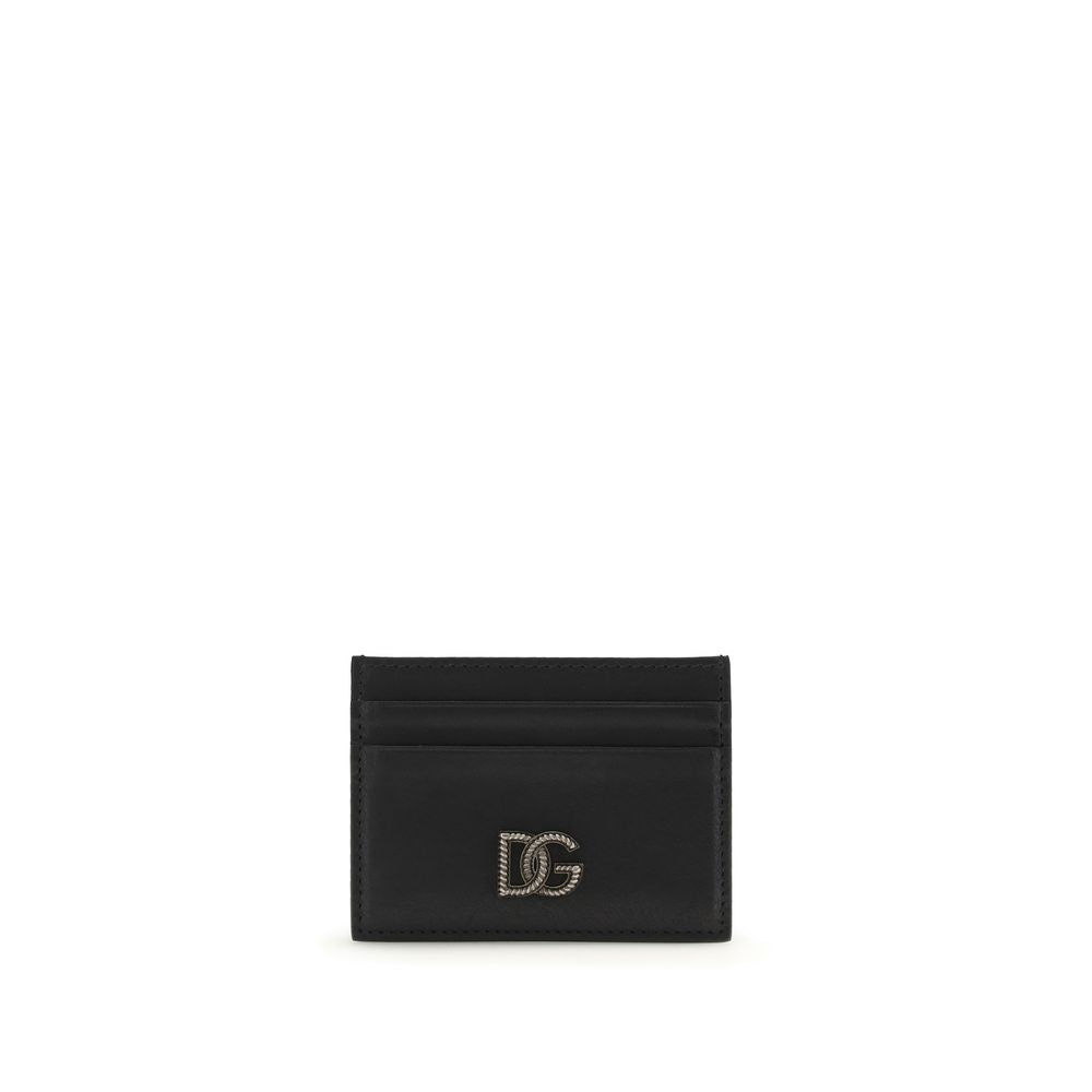Dolce & Gabbana Black Calfskin Bos Taurus Wallet-1