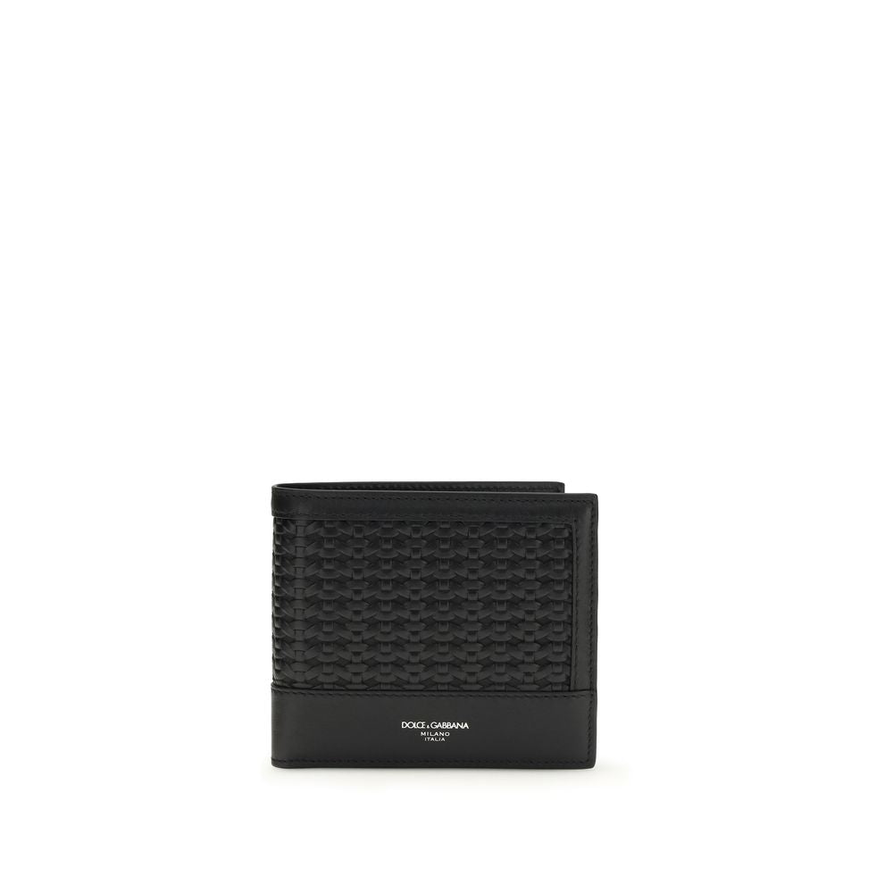 Dolce & Gabbana Black Calfskin Bos Taurus Wallet-1