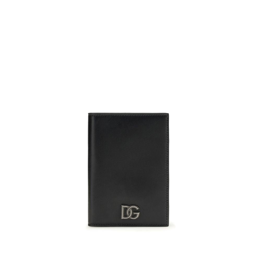 Dolce & Gabbana Black Calfskin Bos Taurus Wallet