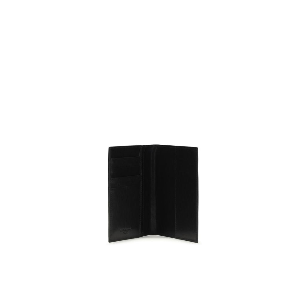 Dolce & Gabbana Black Calfskin Bos Taurus Wallet-3