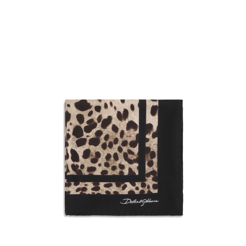 Dolce & Gabbana Mehrfarbiger Seidenschal
