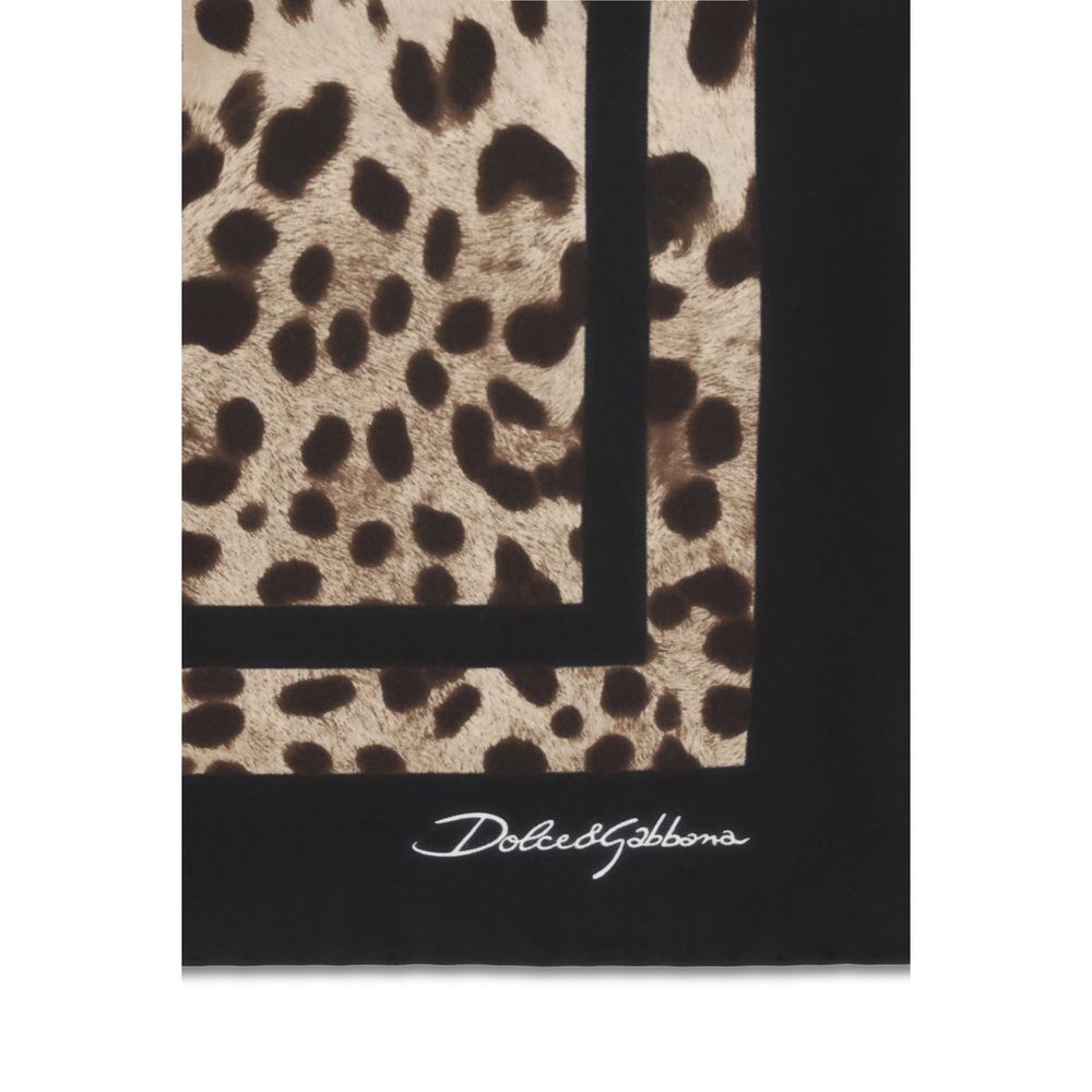 Dolce & Gabbana Mehrfarbiger Seidenschal-3