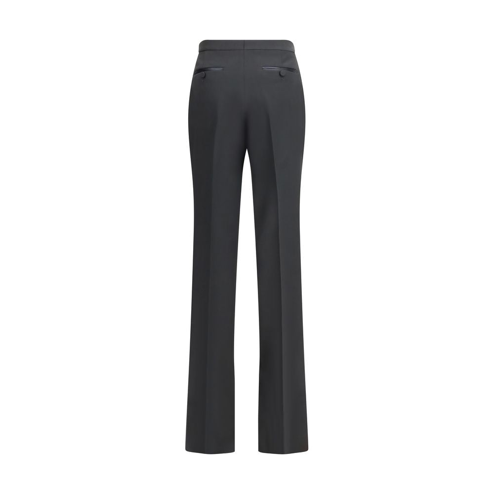 Tom Ford Schwarze Wollhose aus Fleece-2