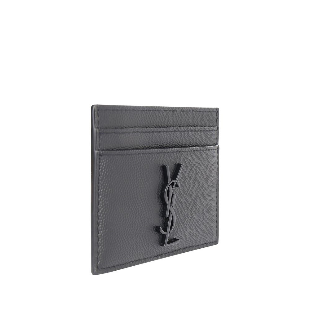 Saint Laurent Grey Calfskin Bos Taurus Wallet-2
