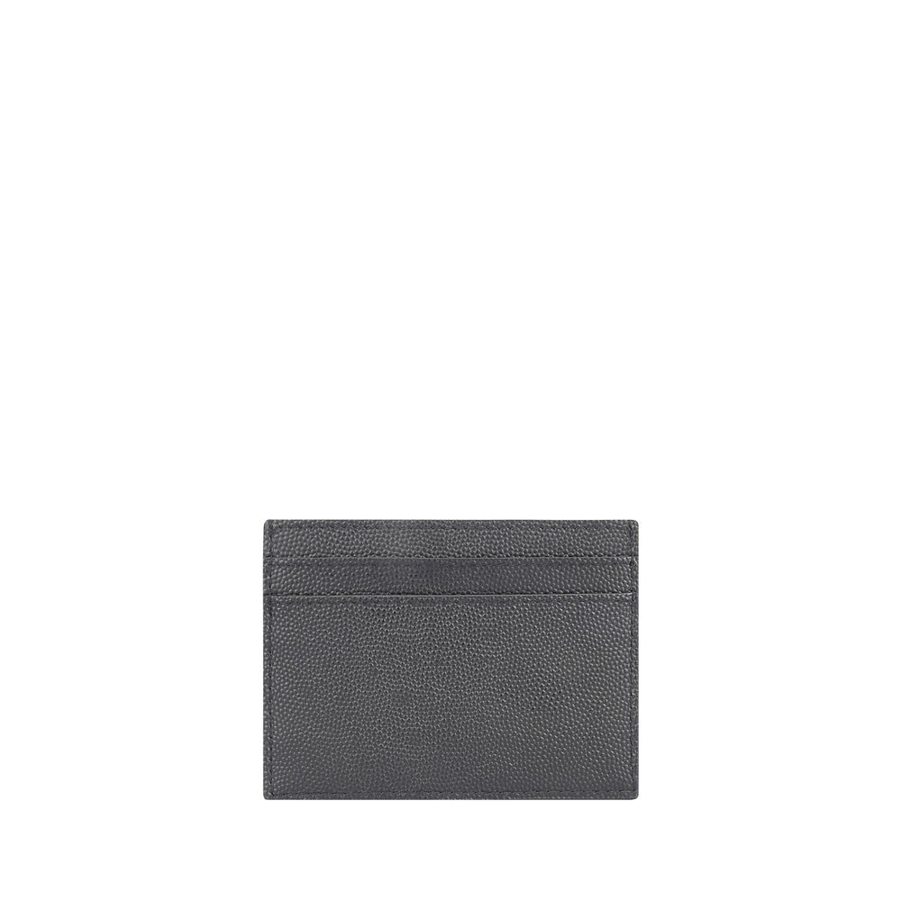 Saint Laurent Grey Calfskin Bos Taurus Wallet-3